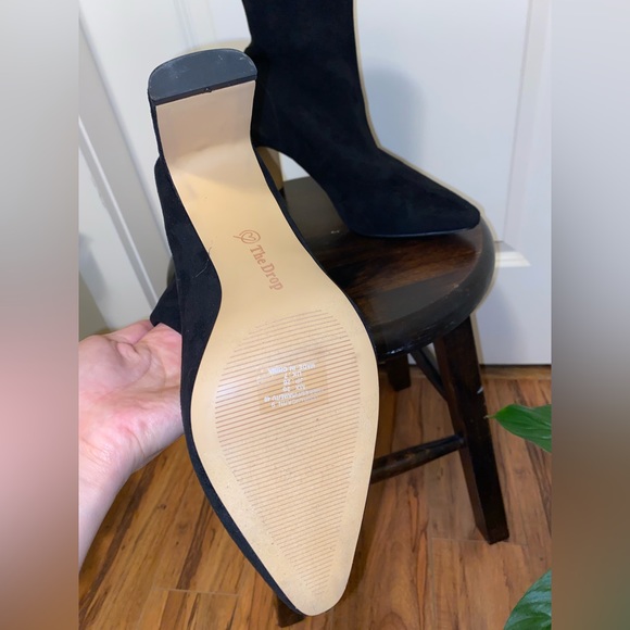 New Black Sock Boots - Size 9 - Picture 2 of 5